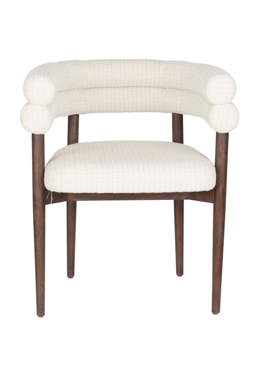 Off-White Curved Dining Chair | Dutchbone Sela | OROA.com