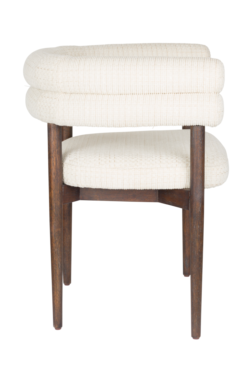 Off-White Curved Dining Chair | Dutchbone Sela | OROA.com