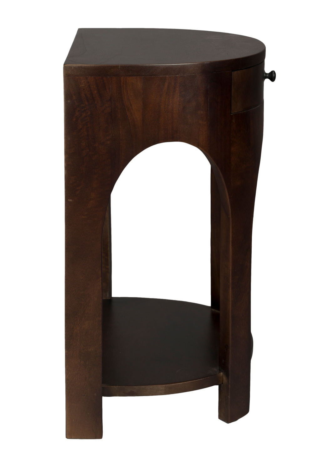 Semi-Circle 1-Drawer Side Table | Dutchbone Belvedere | OROA.com