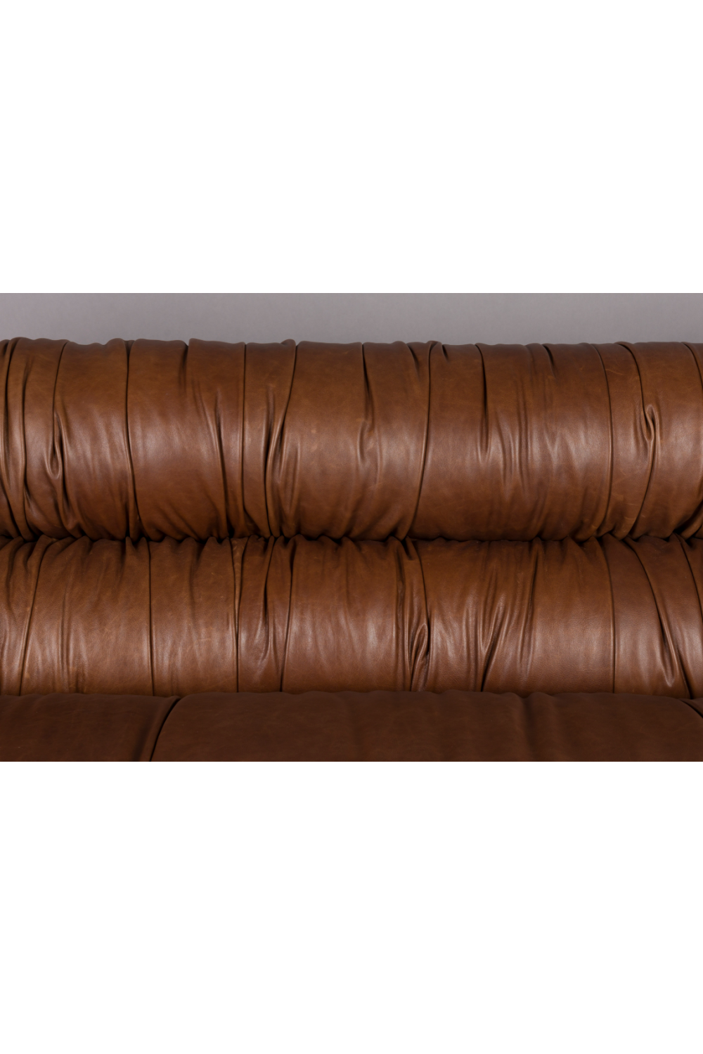 Leather Pleated Sofa | Dutchbone Douglas | Oroa.com