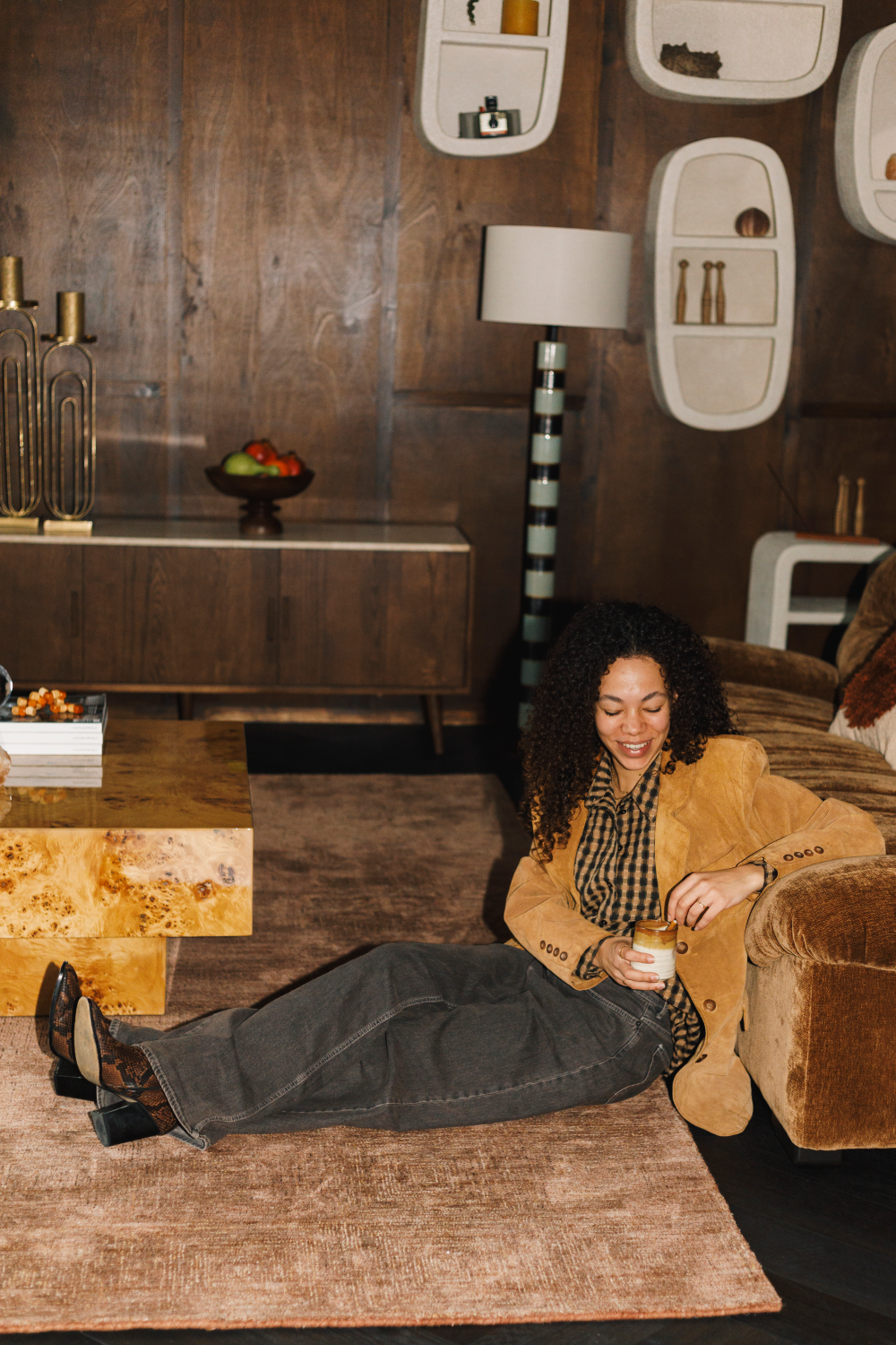 Velvet Pleated Sofa | Dutchbone Douglas | OROA.com