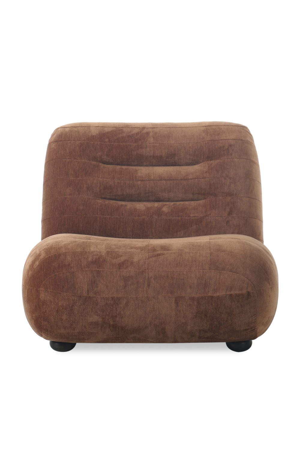 Deep Stitched Velvet Lounge Chair | Dutchbone Wyatt | OROA.com