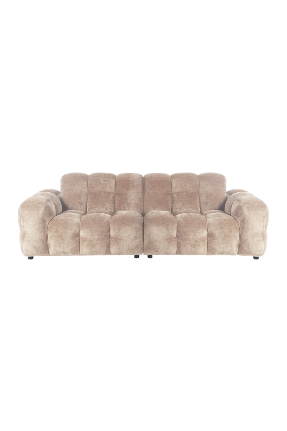 Tufted Velvet 3-Seater Sofa | Dutchbone Hackman | OROA.com