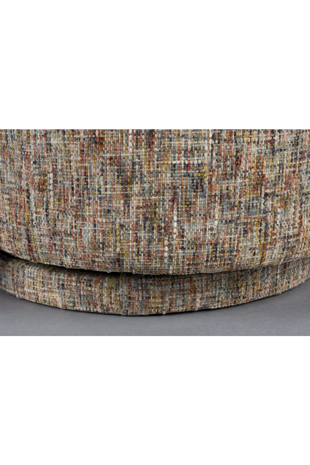 Melange Fabric Swivel Lounge Chair | Dutchone Rose | Oroa.com
