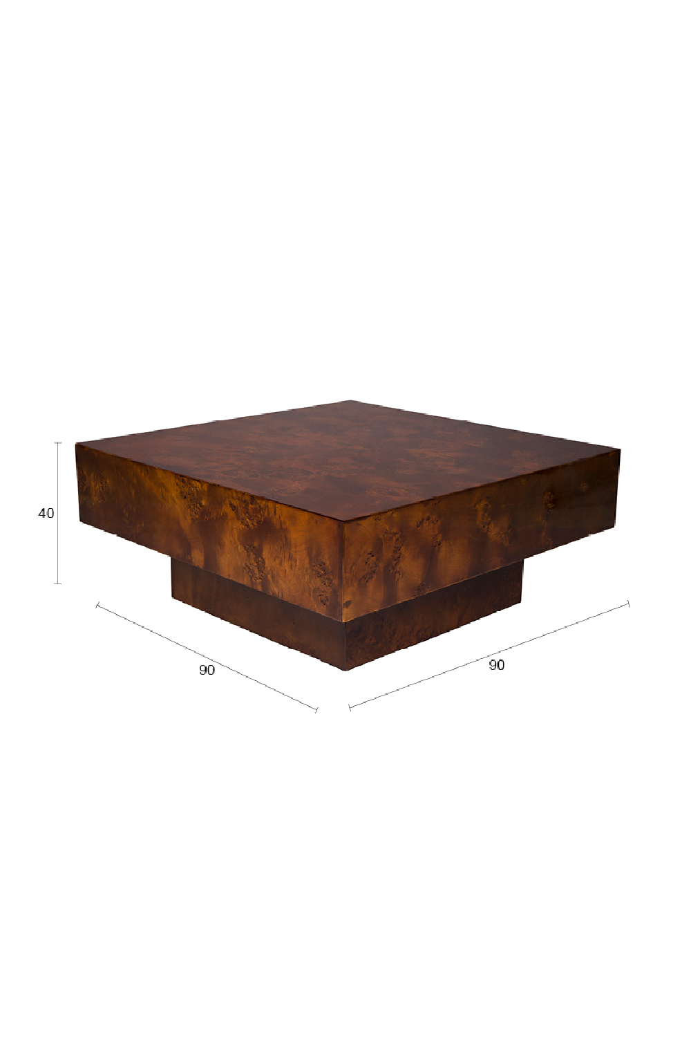 Wooden Square Coffee Table | Dutchbone Quinn | Oroa.com