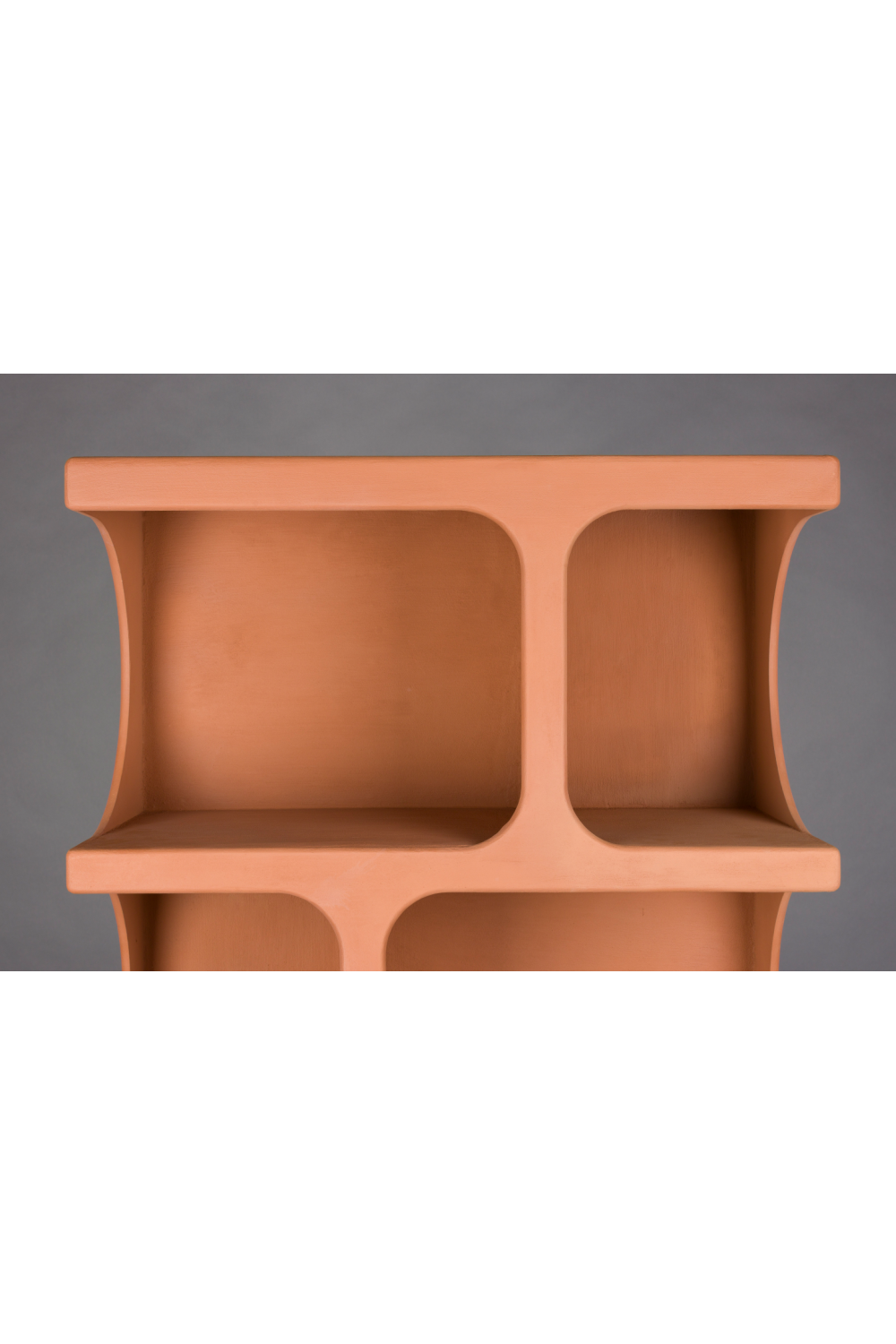 Matte Terracotta Shelf Cabinet | Dutchbone Dundee | Oroa.com