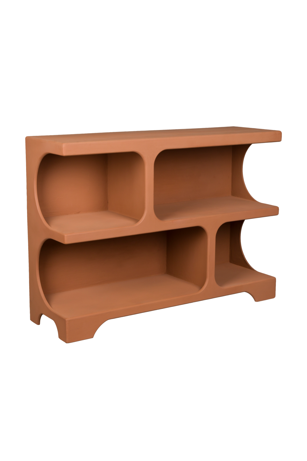 Matte Terracotta Shelf Cabinet | Dutchbone Dundee | Oroa.com