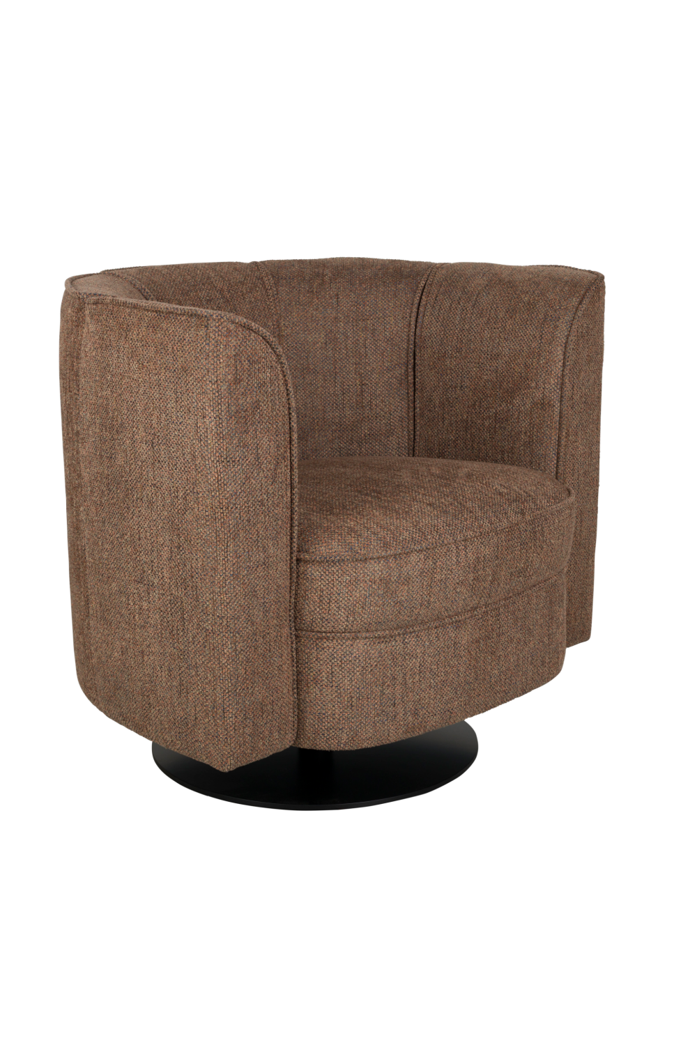 Curved Swivel Lounge Chair | Dutchbone Flower | Oroa.com