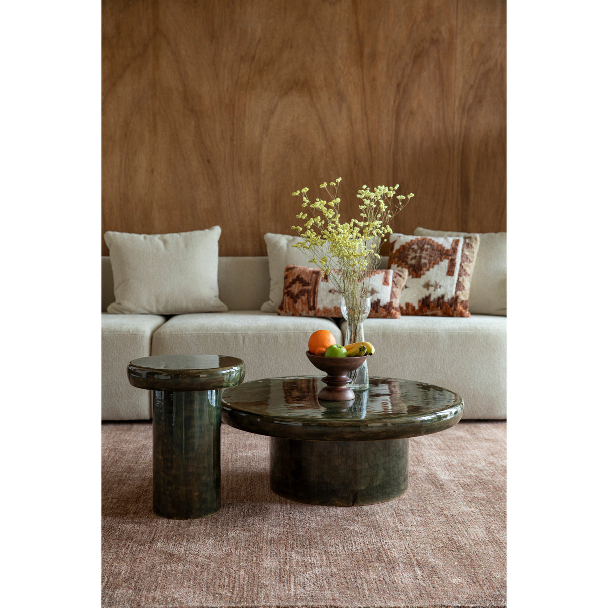 Modern furniture - Green Mango Wood Coffee Table - www.oroa.com | Oroa.com