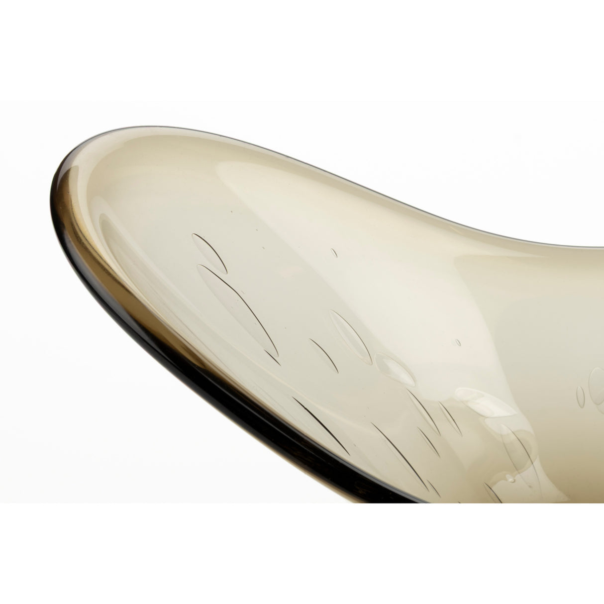 Smoked Glass Bowl Tray | Oroa.com