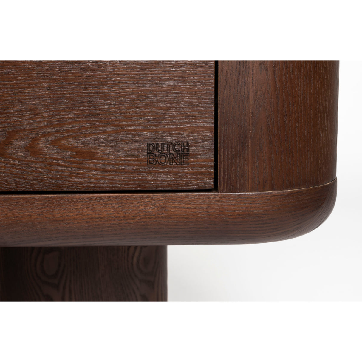 Walnut Wood 3-Drawer Cabinet | Oroa.com
