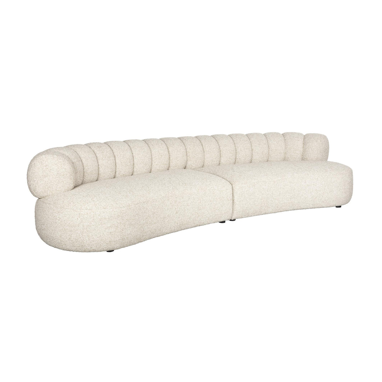 Modern European furniture - 4-Seater Curved Back Sofa - www.oroa.com | Oroa.com