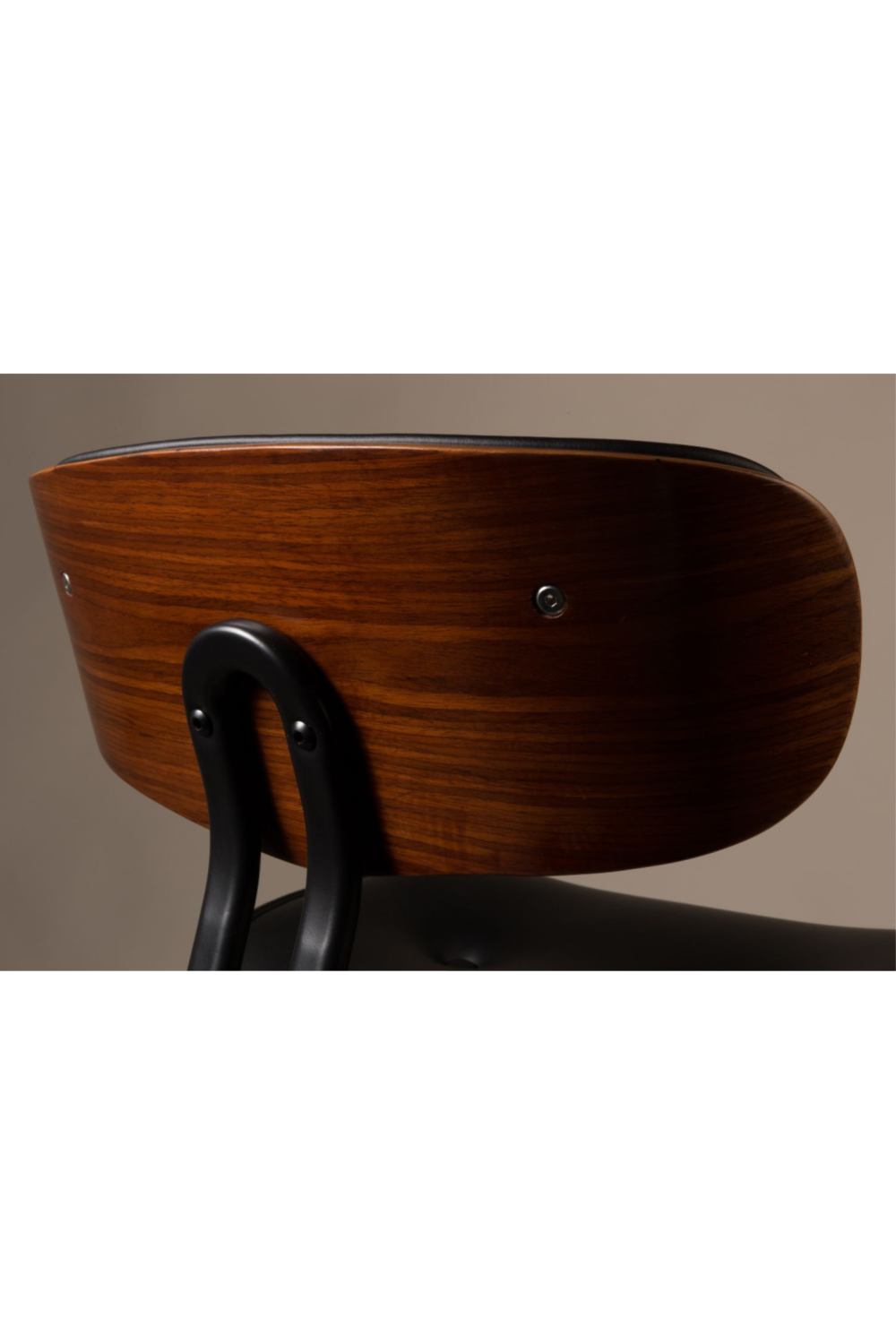 50s Inspired Padded Dining Chair | Dutchbone Blackwood | Oroa.com