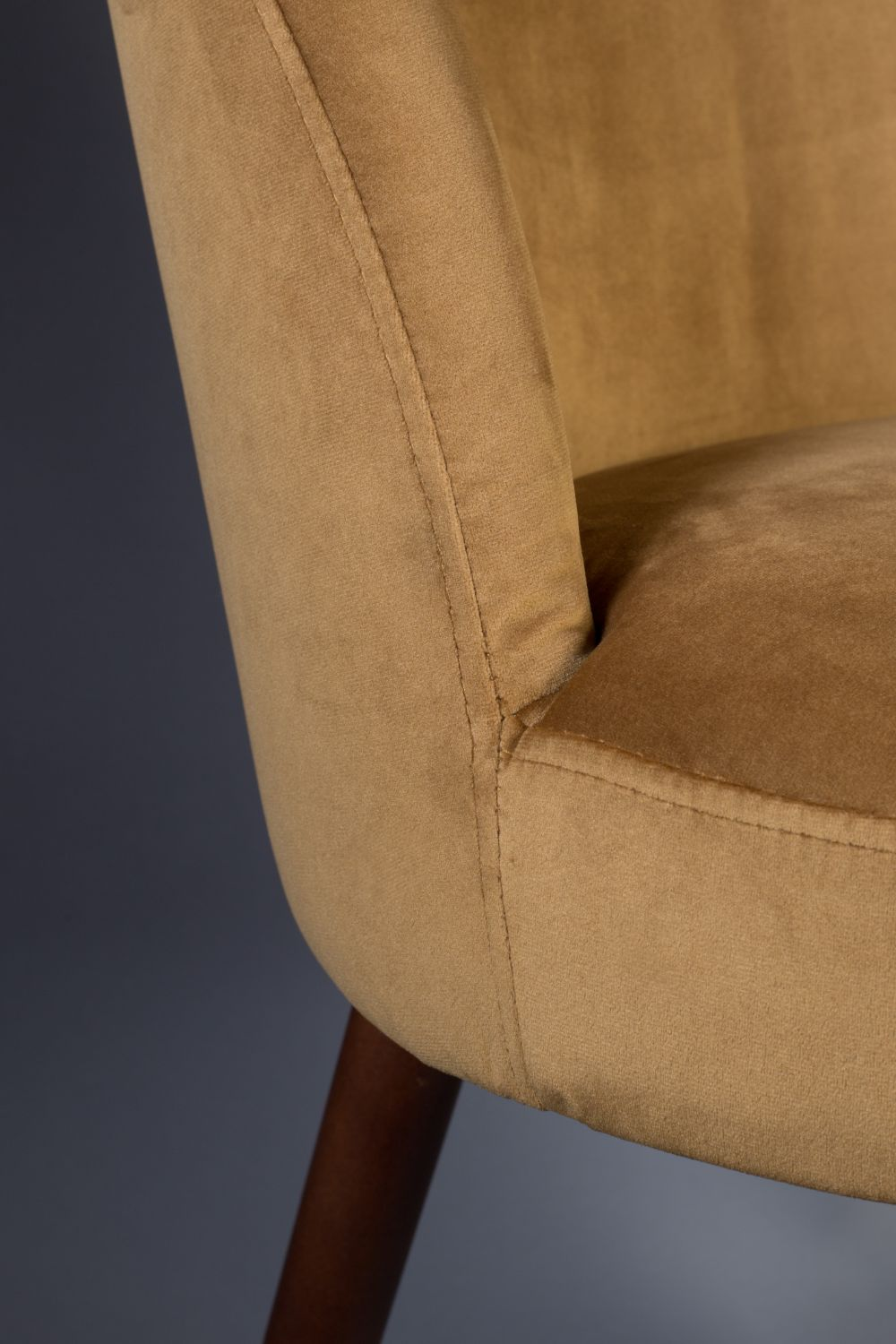 Fabric Upholstered Dining Chairs (2) | Dutchbone Barbara | Oroa.com