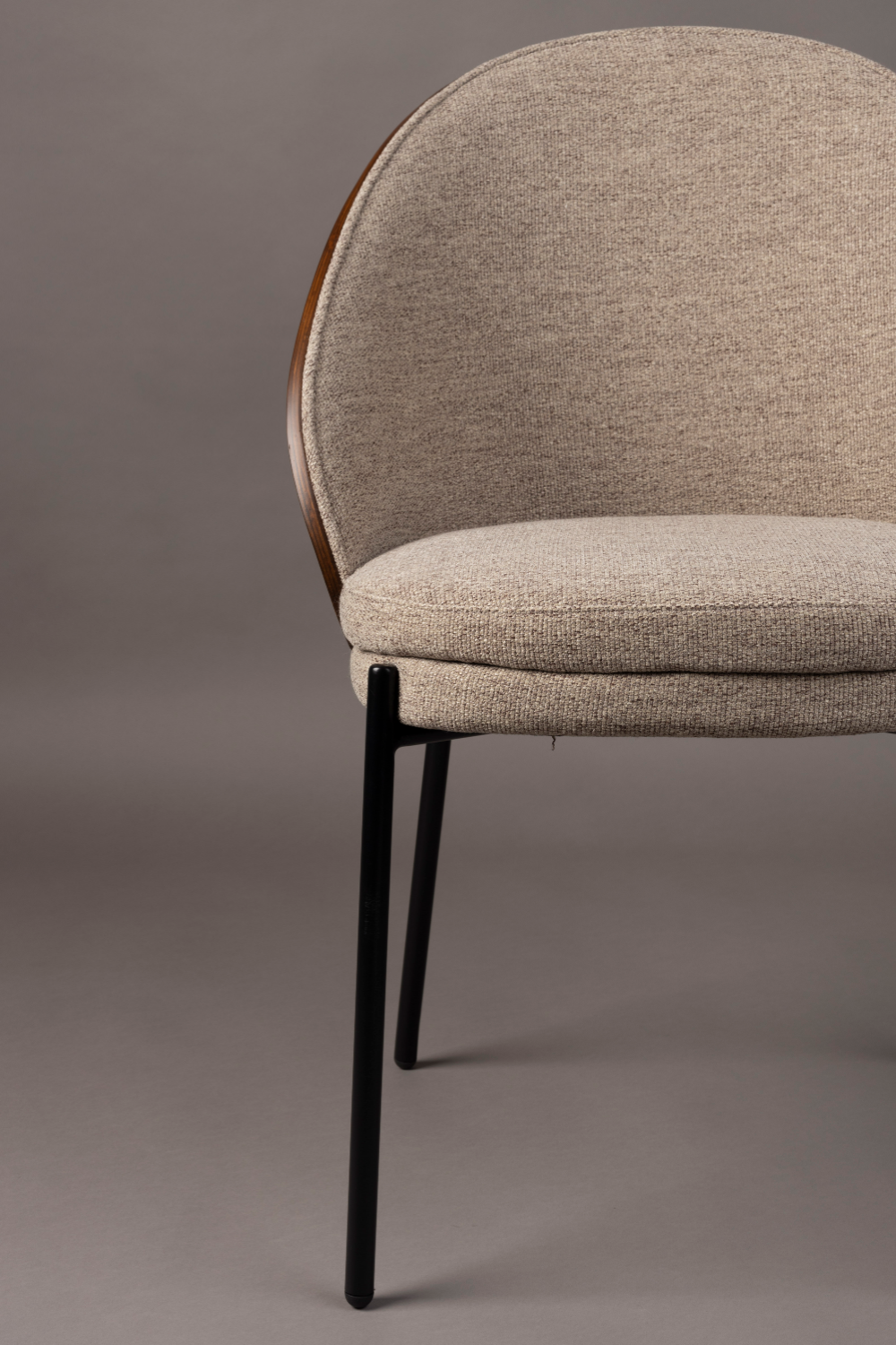 Beige Fabric Dining Chairs (2) | Dutchbone Rodin | OROA.com