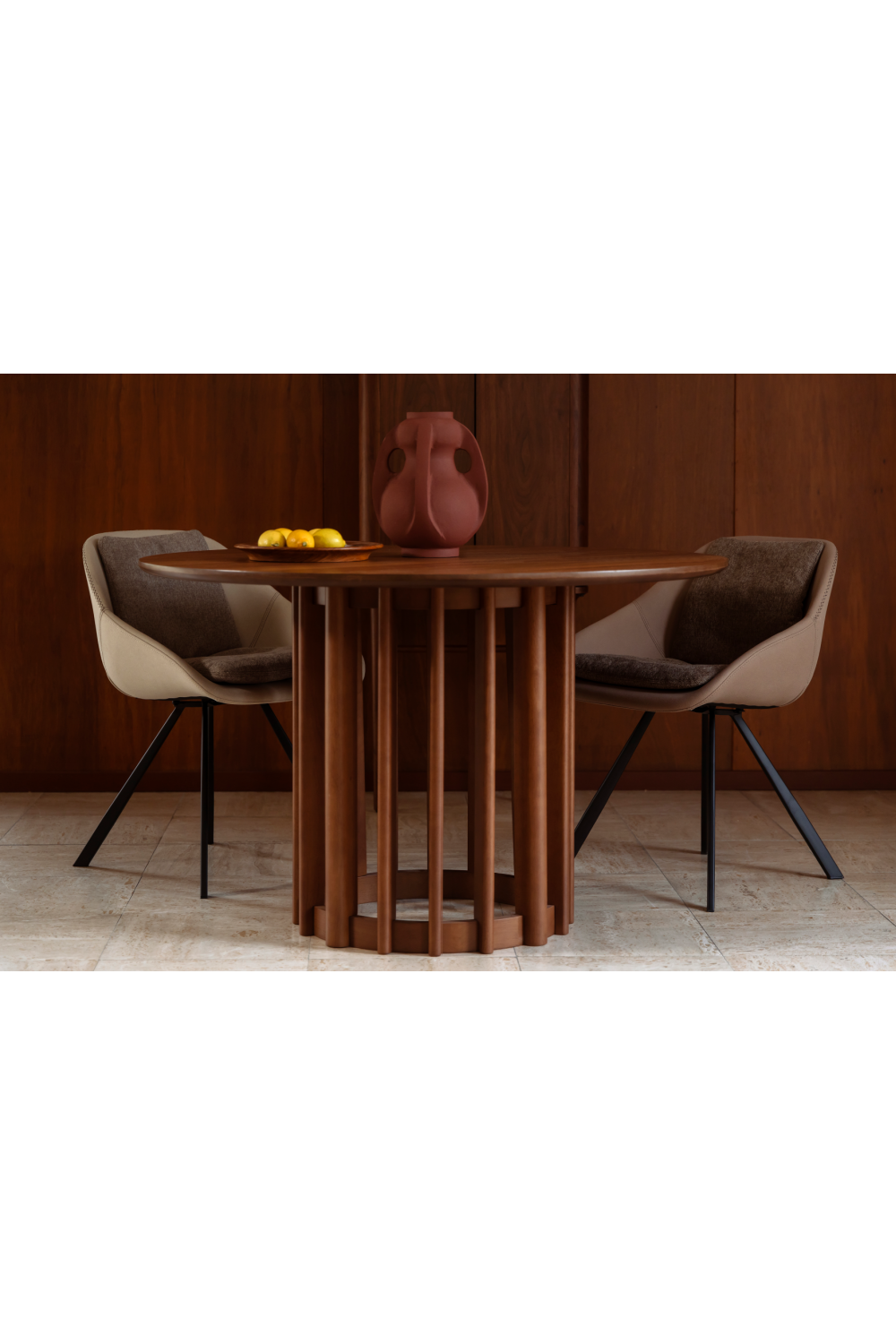 Upholstered Shell Dining Chairs (2) | Dutchbone Wakefield | OROA.com