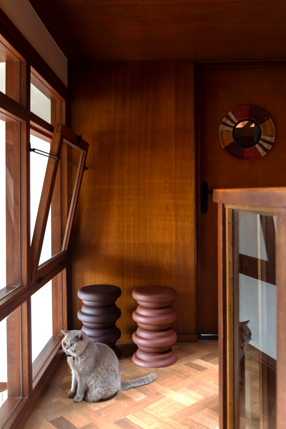 Iron Layered Stool | Dutchbone Artemis | OROA.com