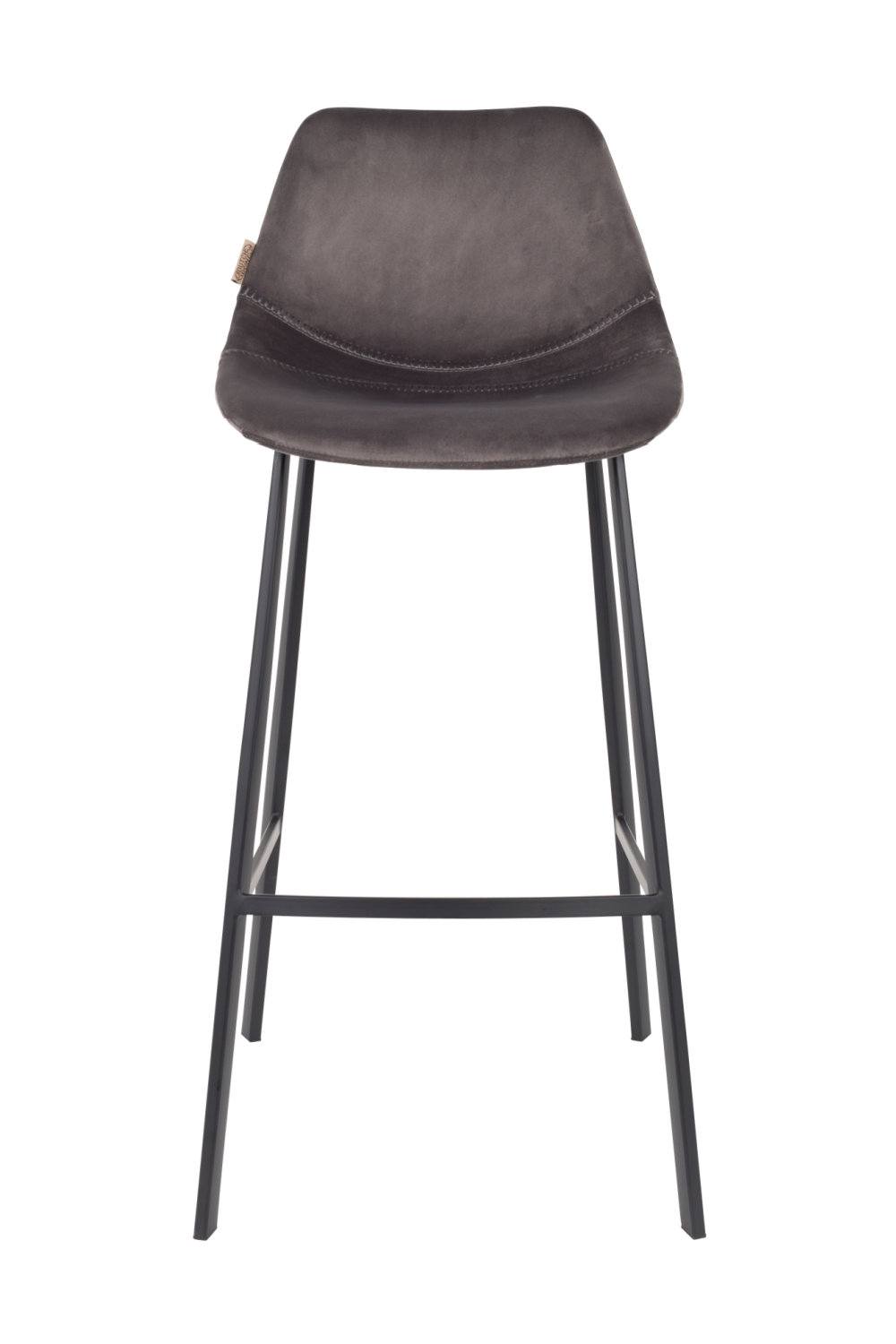 Velvet Upholstered Bar Stools (2) | Dutchbone Franky | OROA.com