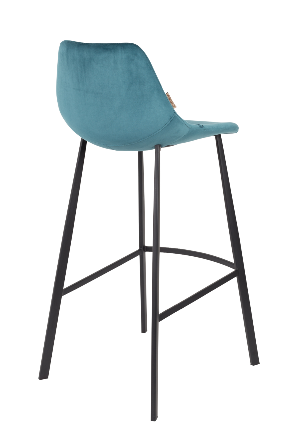 Velvet Upholstered Bar Stools (2) | Dutchbone Franky | OROA.com