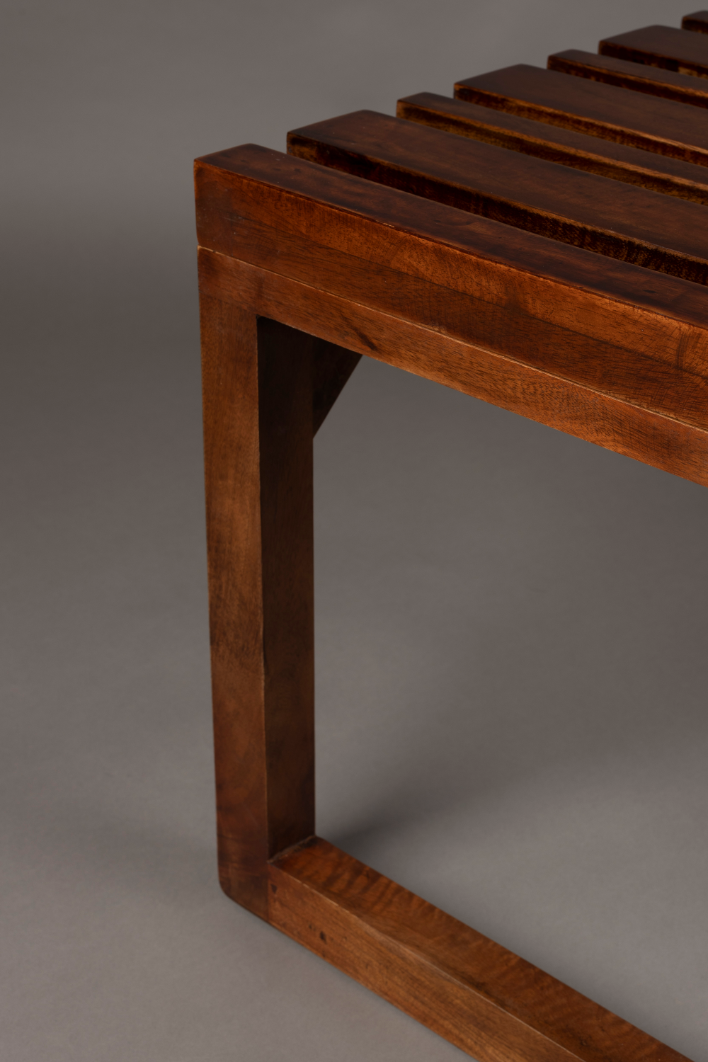Mango Wood Slatted Bench | Dutchbone Jakub | OROA.com