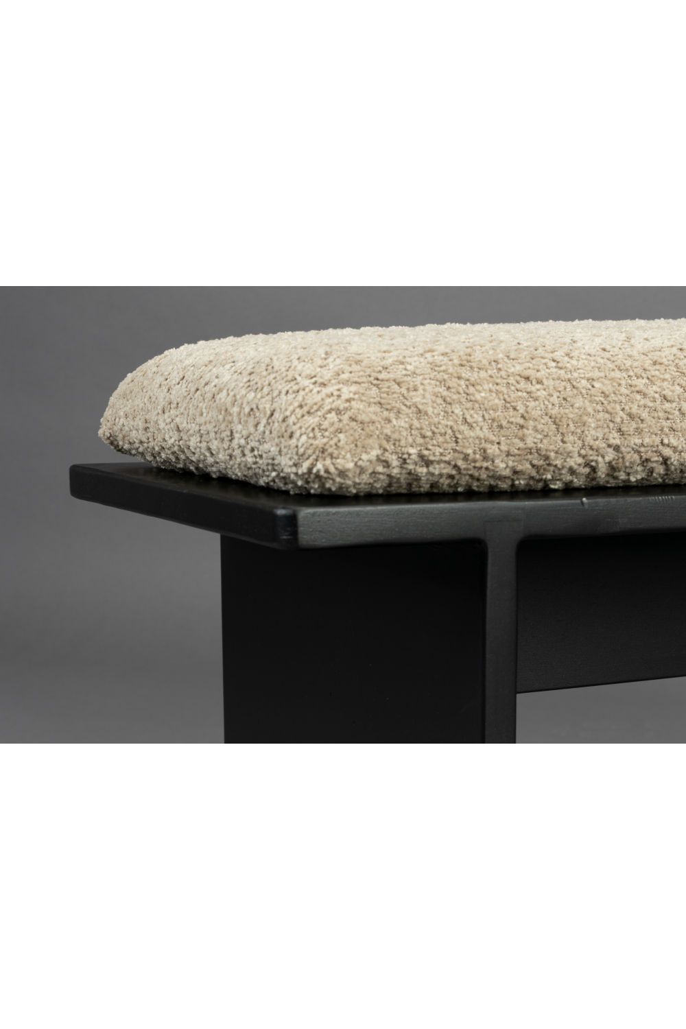 Brown Upholstered Bench | Dutchbone Shiho | OROA.com