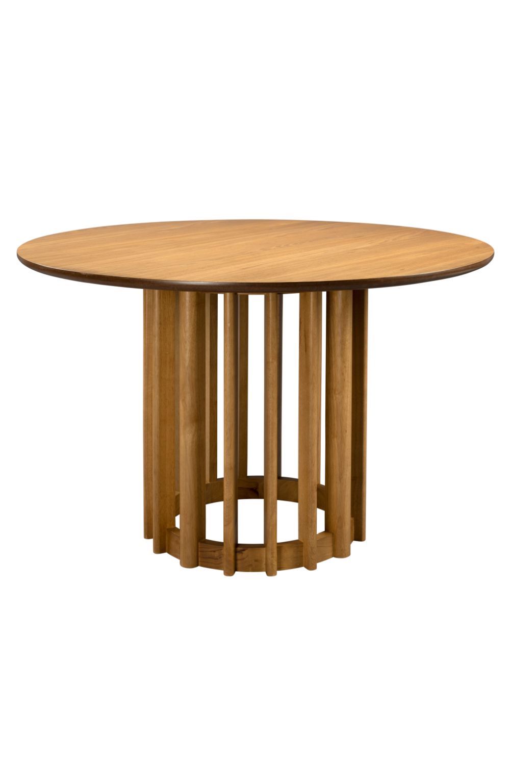 Round Oak Modern Dining Table | Dutchbone Barlet | OROA.com