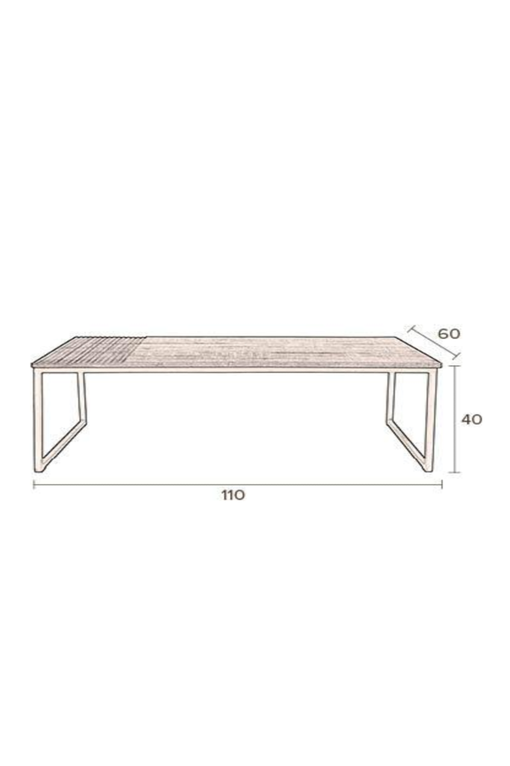 Mango Wooden Coffee Table | Dutchbone Randi | DutchFurniture.com