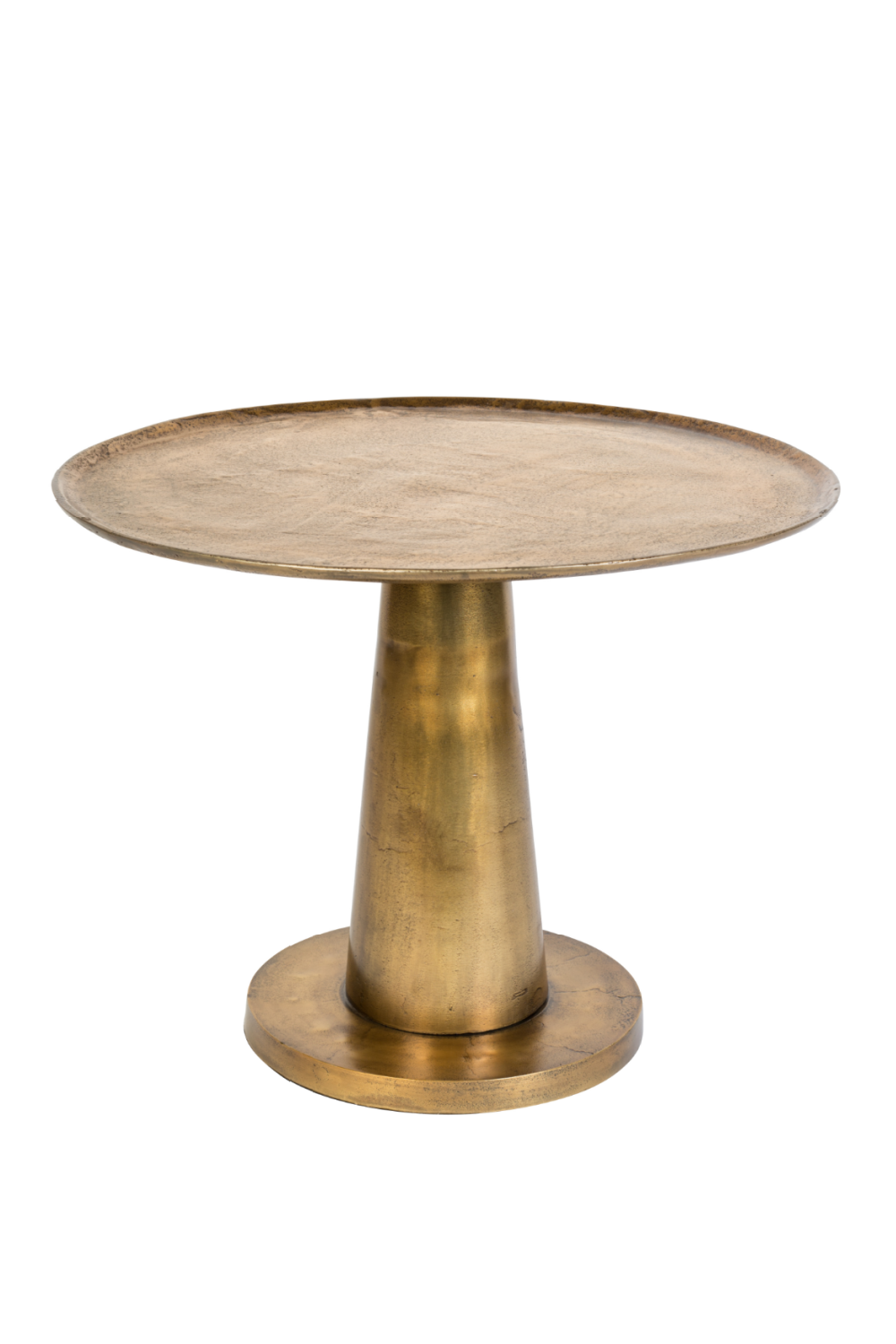 Round Pedestal End Table | Dutchbone Brute | Oroa.com