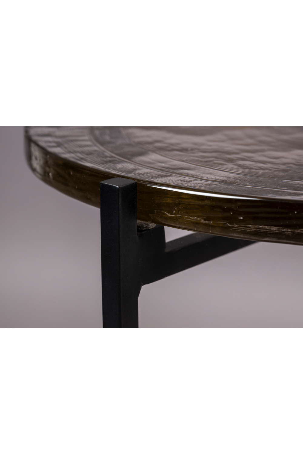 Casted Glass Side Table | Dutchbone Vidrio | OROA.com
