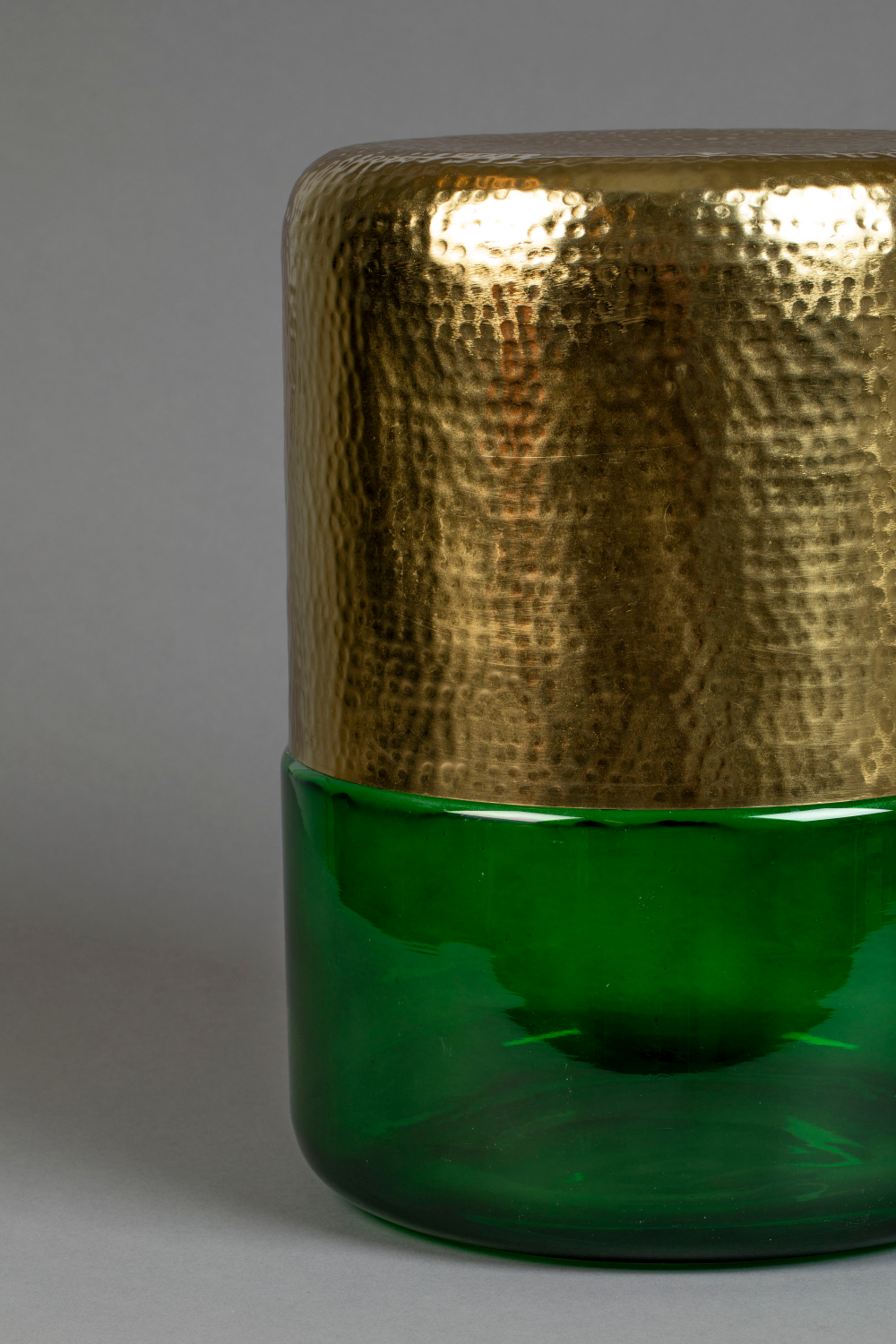 Tinted Glass Base Side Table | Dutchbone Cave | OROA.com