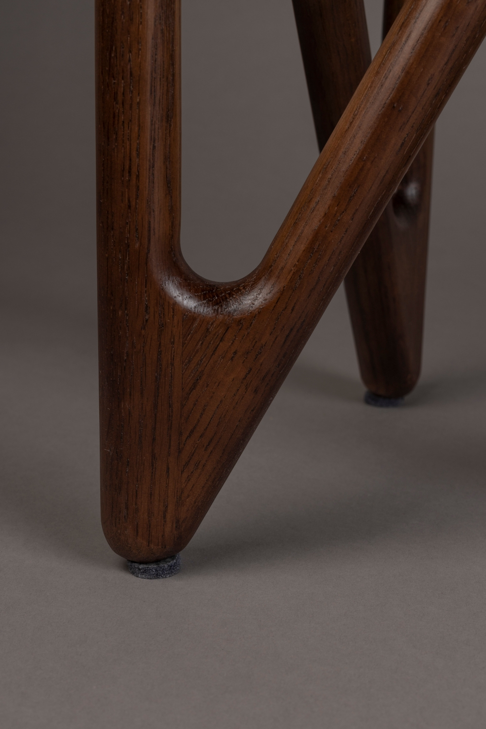 Round Glass Retro Side Table | Dutchbone Naia | OROA.com