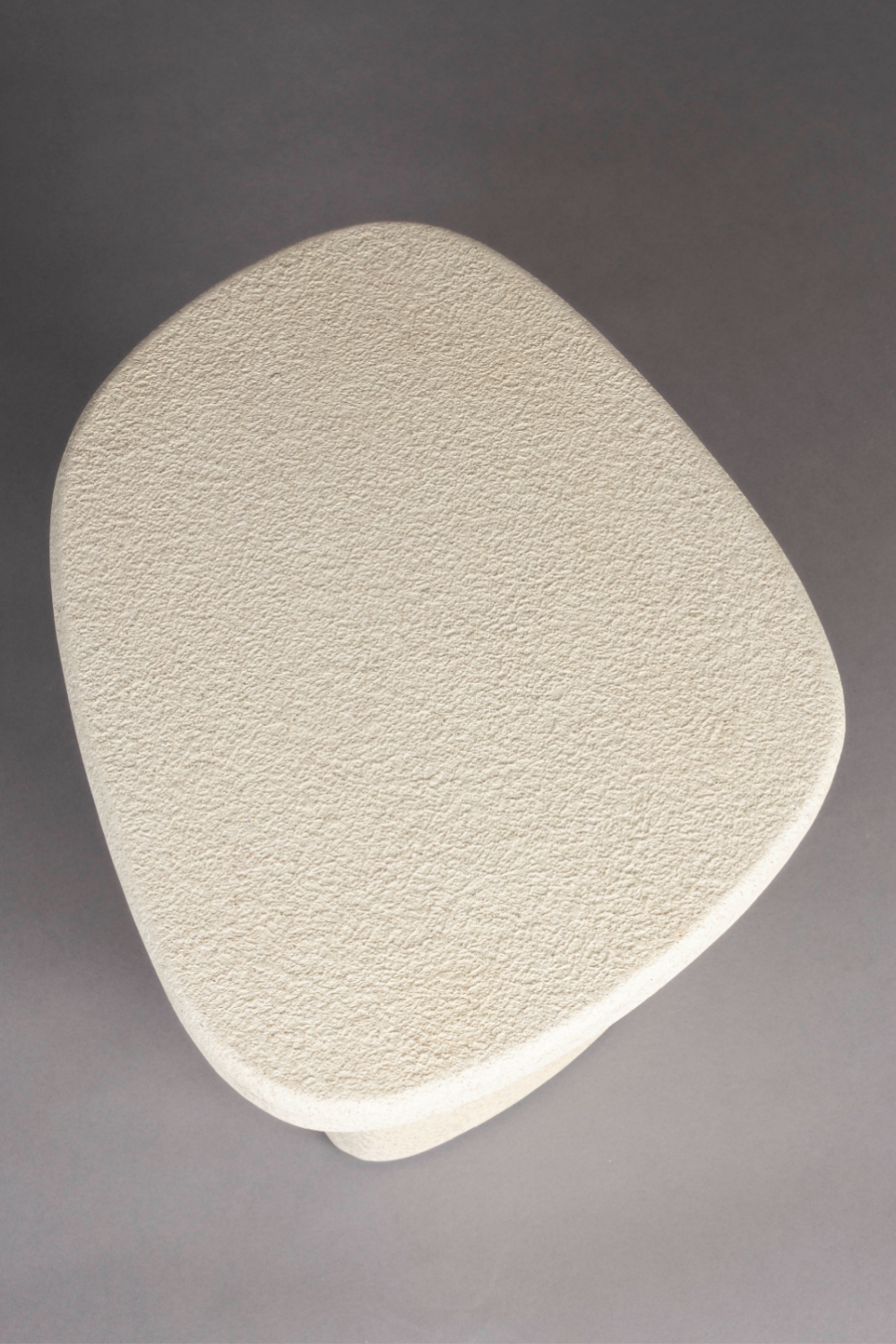 Organic-Shaped Beige Side Table | Dutchbone Veda | OROA.com
