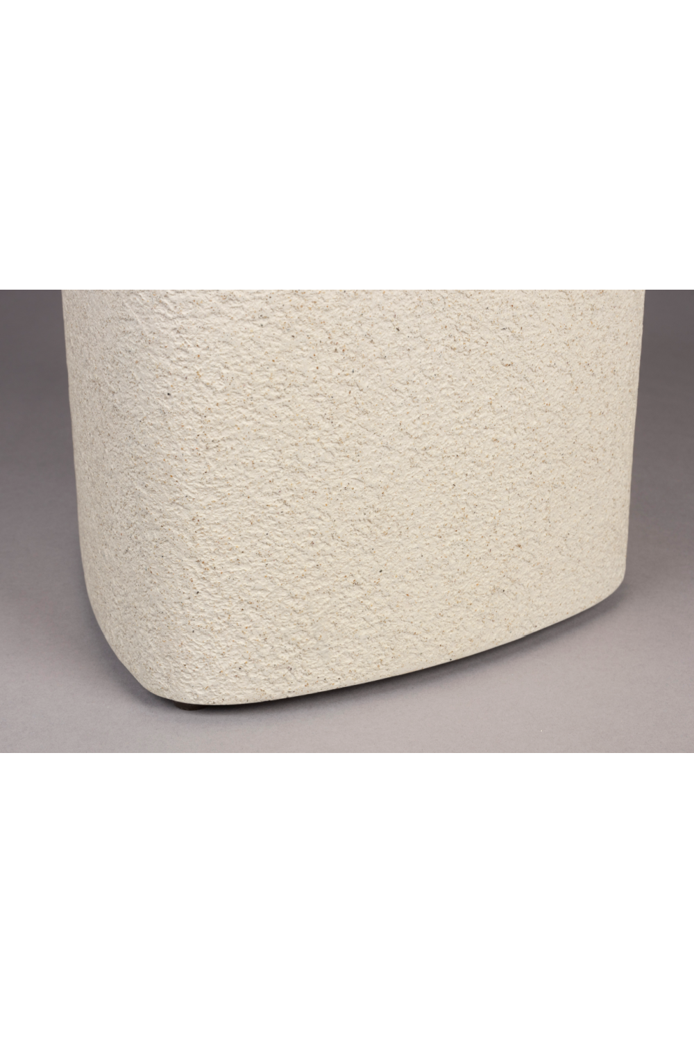 Organic-Shaped Beige Side Table | Dutchbone Veda | OROA.com