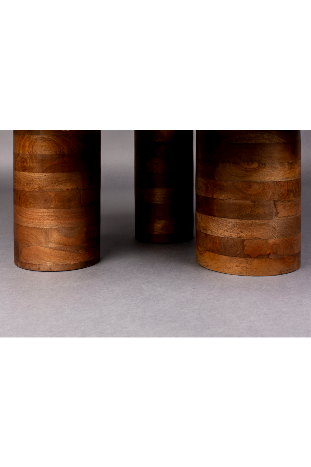 Marble Pedestal Side Tables (3) | Dutchbone Suki | OROA.com
