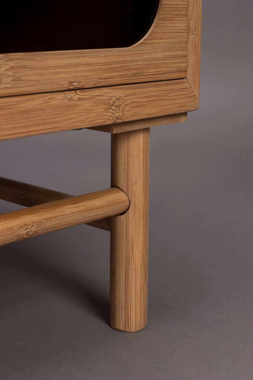 Bamboo Storage Side Table | Dutchbone Caroun | OROA.com