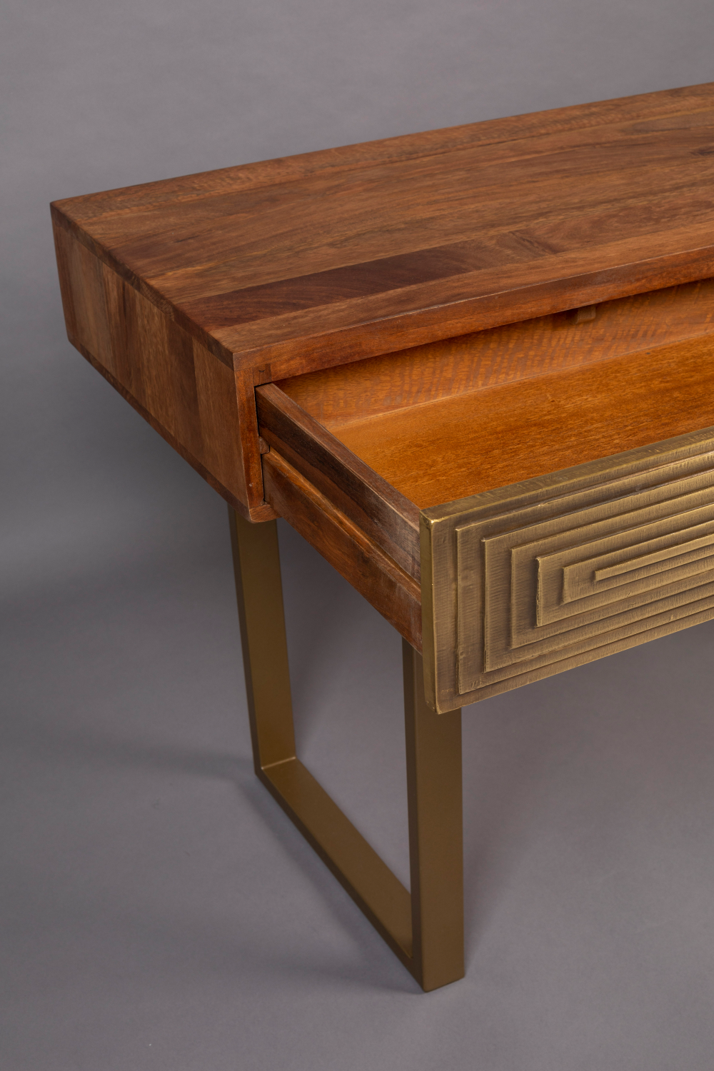 Carved Drawer Console Table | Dutchbone Volan | OROA.com