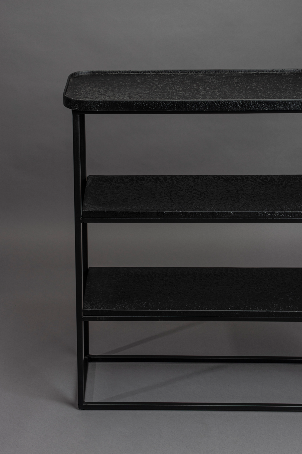 Black Console Table with Shelves | Dutchbone Winston | OROA.com