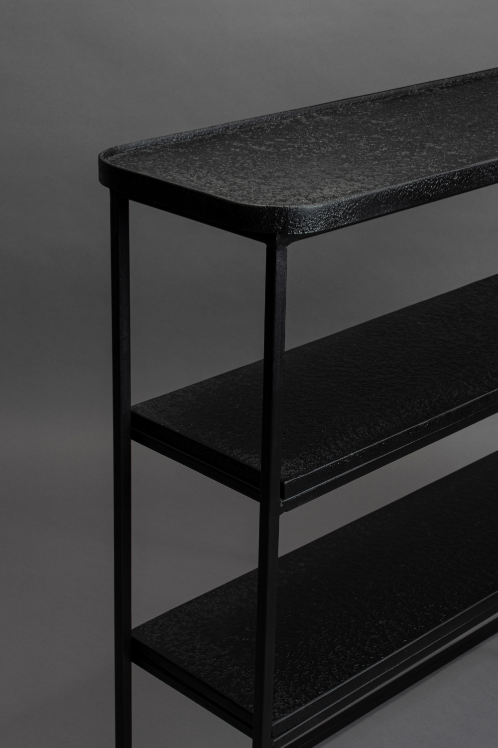Black Console Table with Shelves | Dutchbone Winston | OROA.com