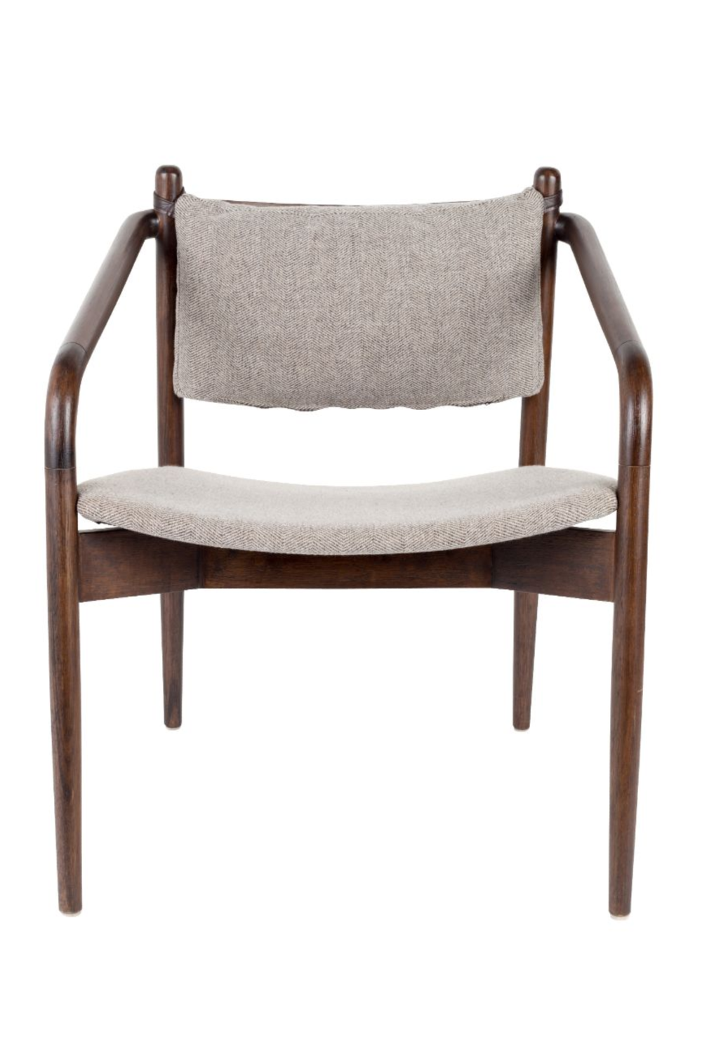 Herringbone Upholstered Armchair | Dutchbone Torrance | OROA.com