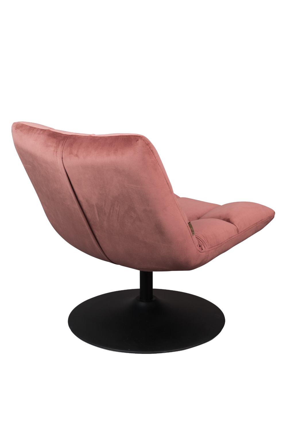 Velvet Pedestal Accent Chair | Dutchbone Bar | Oroa.com