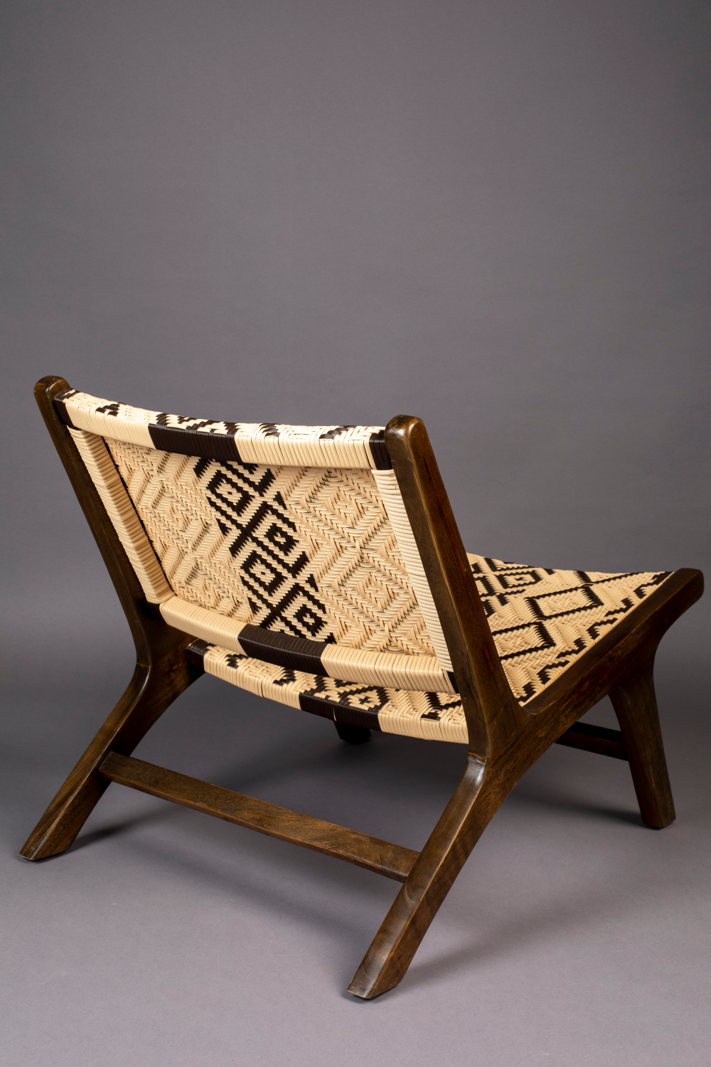 Tribal Pattern Lounge Chair | Dutchbone Landa | OROA.com