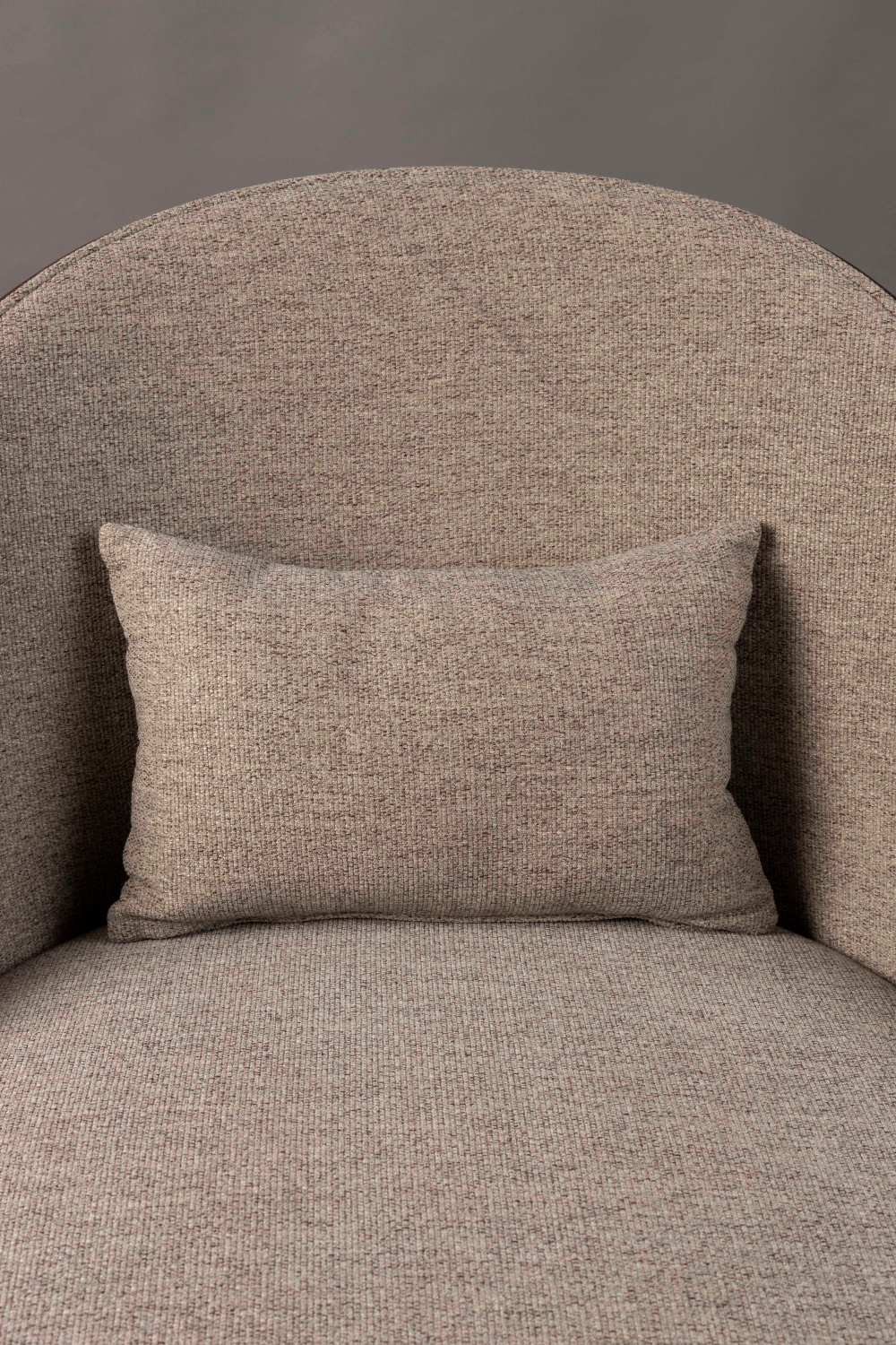 Beige Fabric Lounge Chair | Dutchbone Rodin | OROA.com