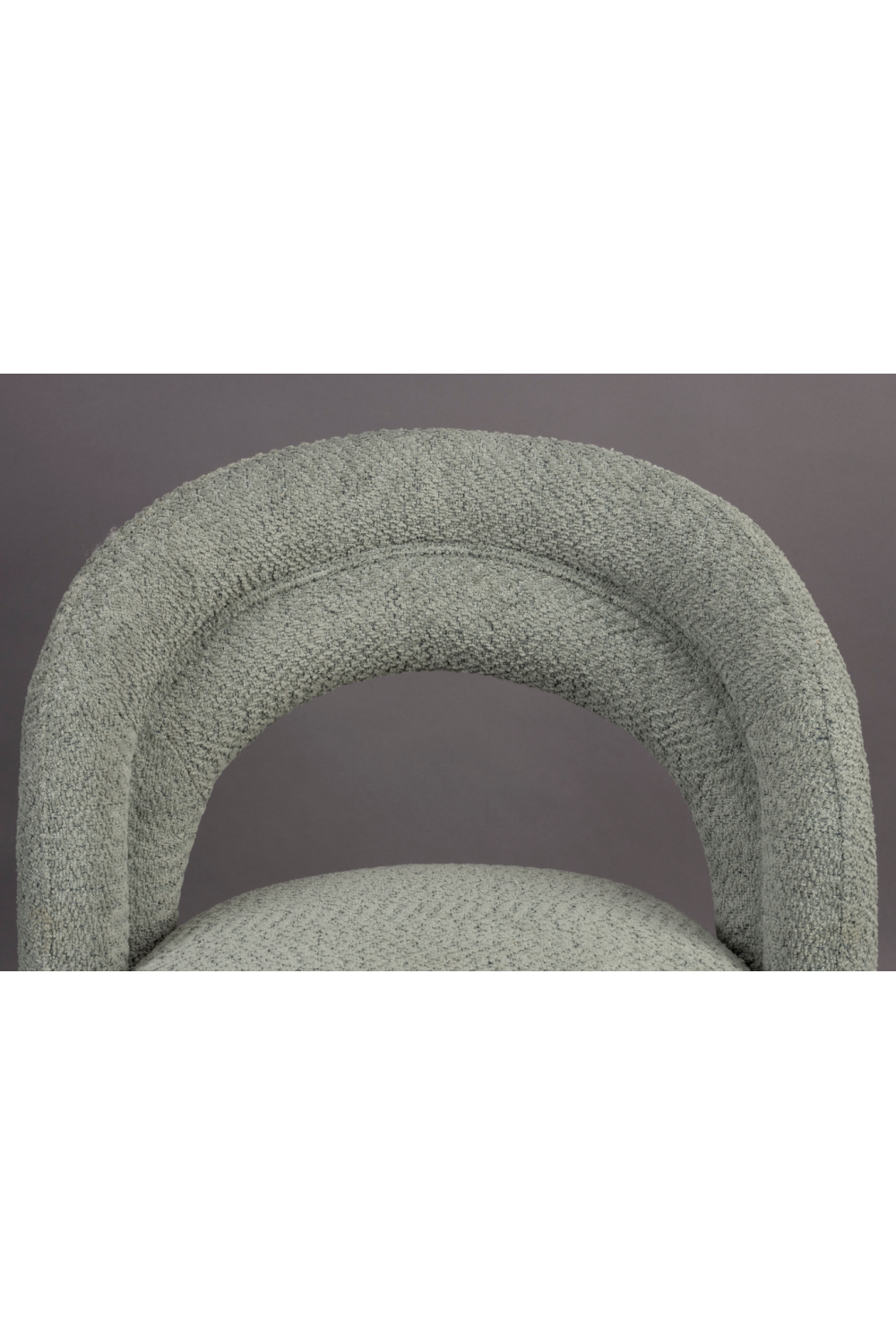 Bouclé Swivel Lounge Chair | Dutchbone Seina | OROA.com