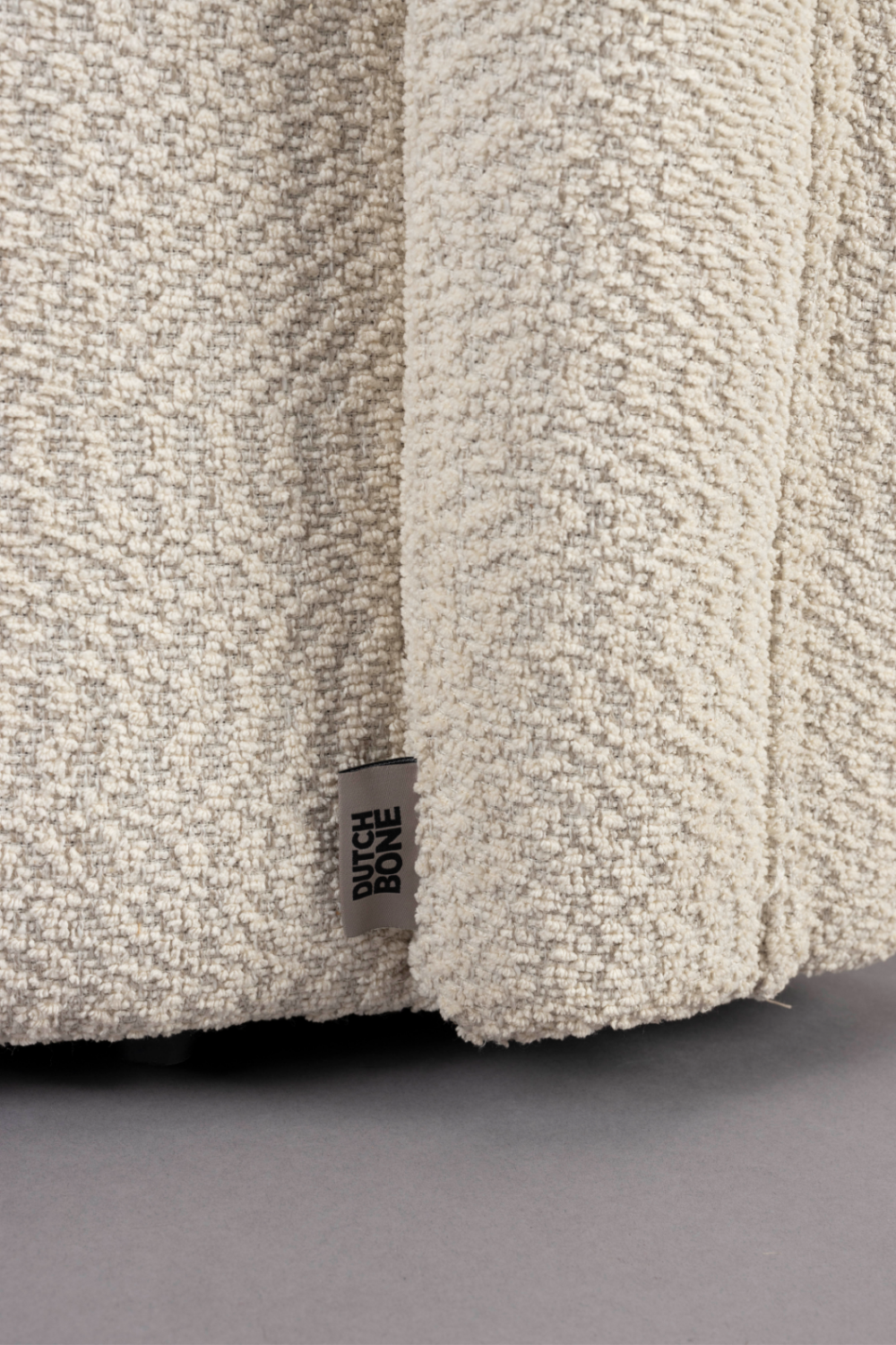 Bouclé Swivel Lounge Chair | Dutchbone Seina | OROA.com