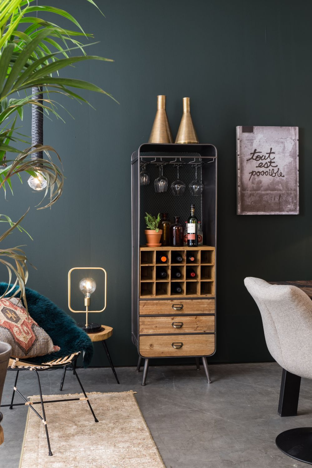 Wooden Wine Cabinet | Oroa.com