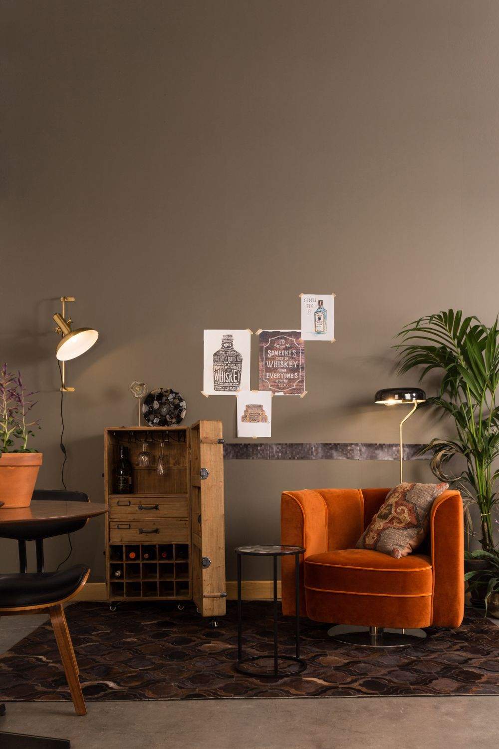 Wheeled Bar Cabinet | Oroa.com