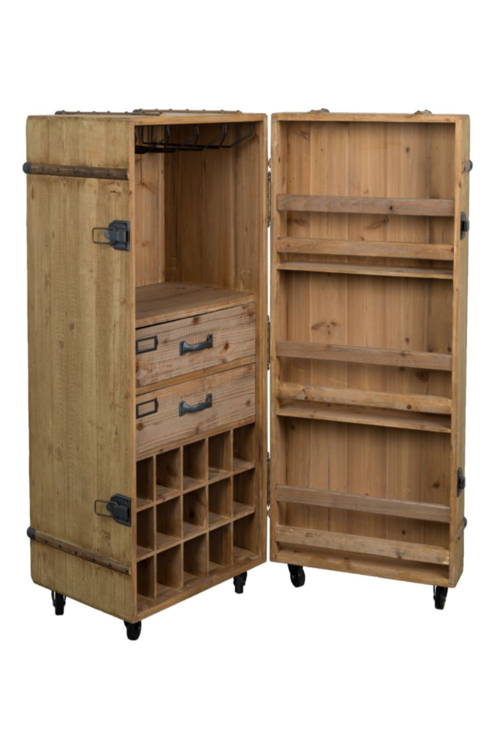 Wheeled Bar Cabinet | Oroa.com