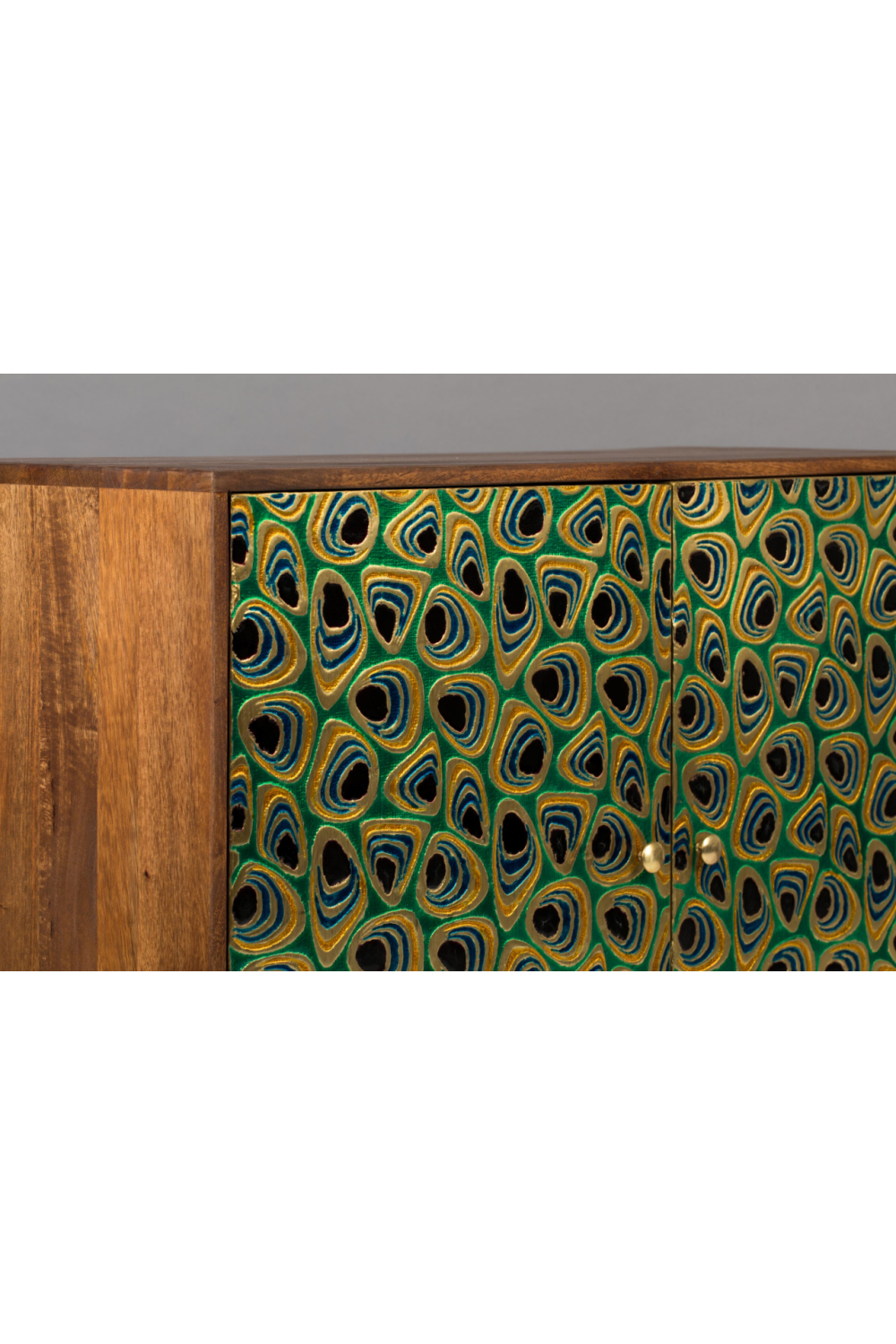 Mango Wood Multi-colored Cabinet | Dutchbone Meena | OROA.com