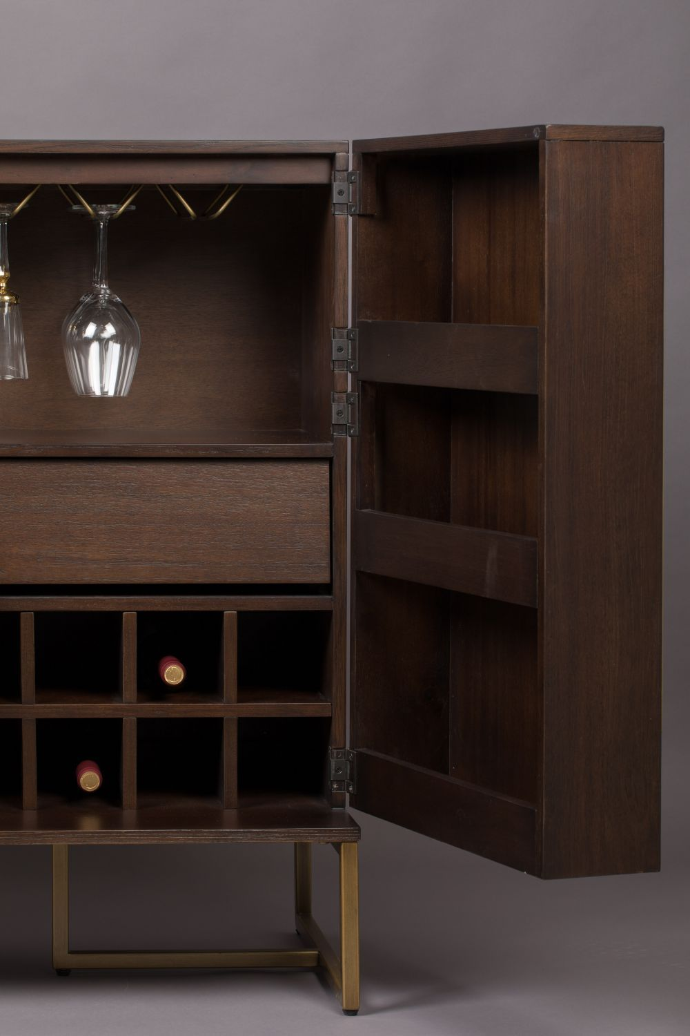 Wood 2-Door Cabinet | Oroa.com