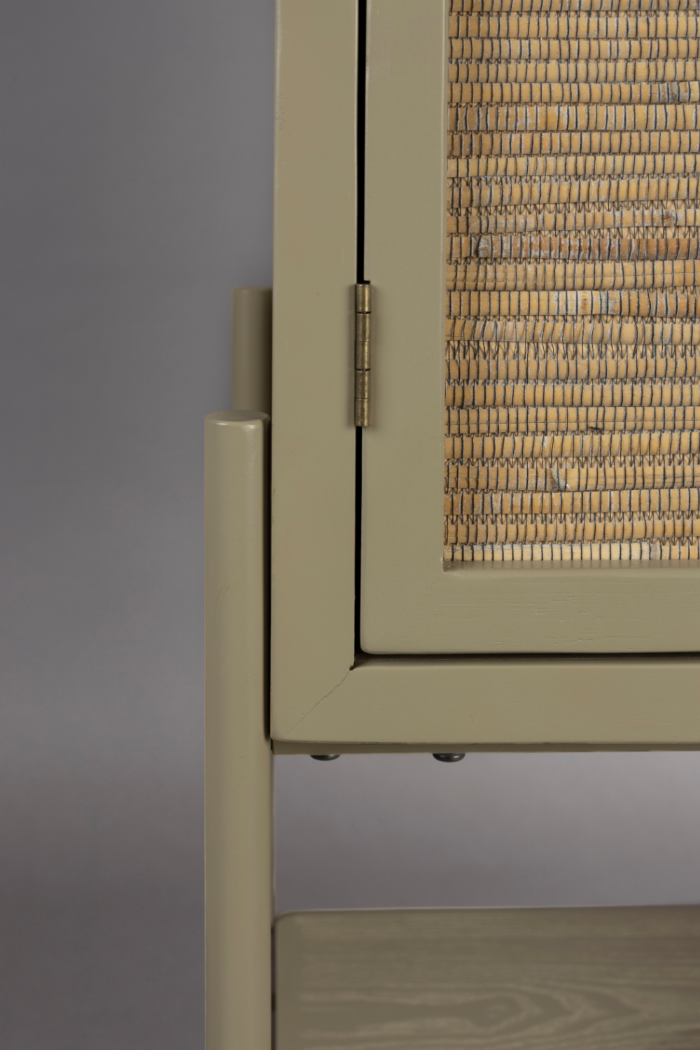 Fir & Rattan Cabinet | Dutchbone Yasu | OROA.com